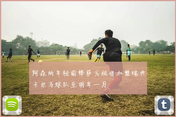 阿森纳年轻前锋萨戈租借加盟瑞典卡尔马球队至明年一月